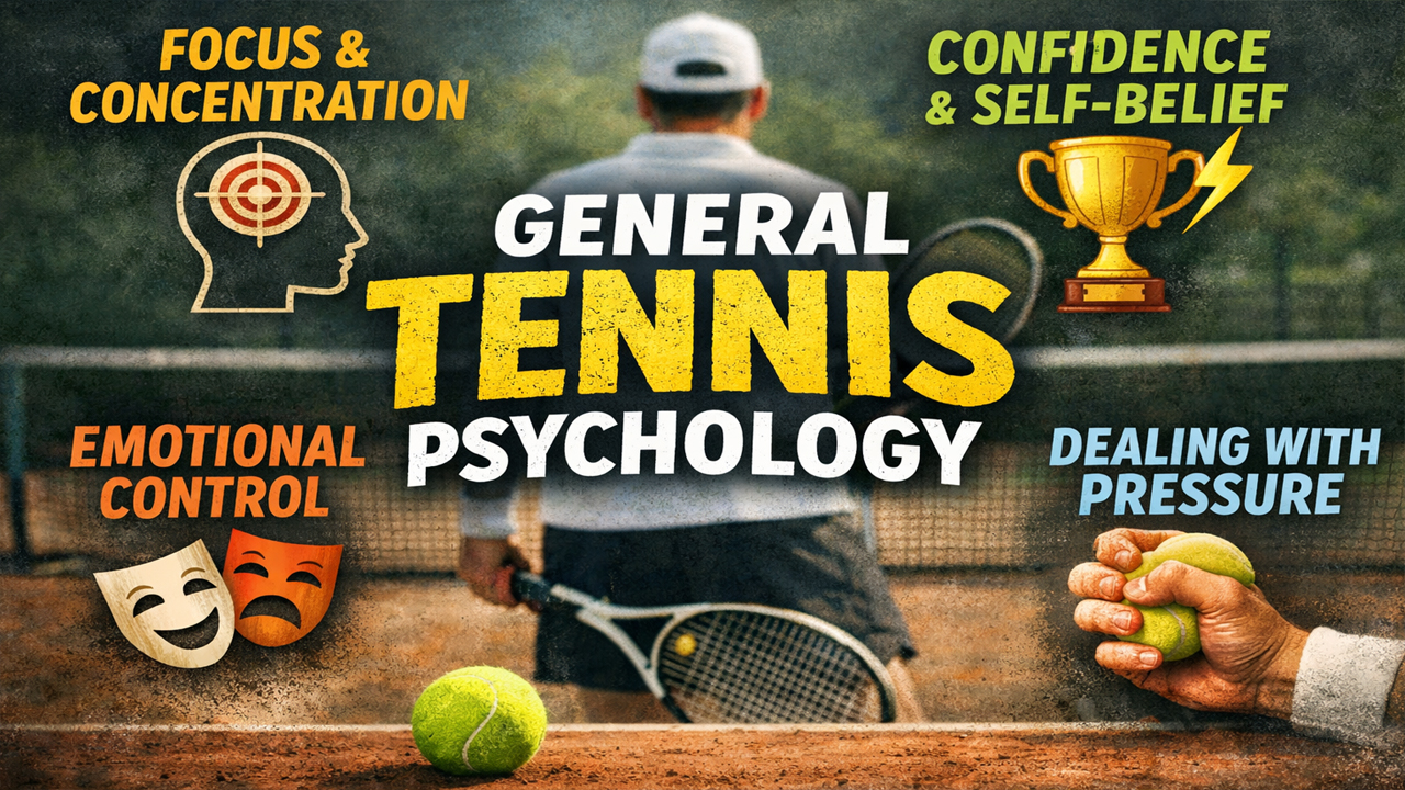 #TennisPsychology #MentalToughness #MentalGame #MindOverMatter #SportsPsychology #TennisMindset #MentalStrength #ChampionMindset #GameMindset 🎾 Tennis Performance & Focus #FocusAndWin #MatchDayMindset #PressureHandling #StayCalm #ConfidenceOnCourt #ClutchMoments #MentalEdge 💪 Motivation & Growth #NeverGiveUp #WinningMindset #BelieveInYourself #GrowthMindset #DisciplineEqualsFreedom #ConsistencyIsKey 📈 Viral & Reach Boost Tags #TennisLife #TennisTraining #AthleteMindset #SportsMotivation #DailyMotivation #ReelsViral #ShortsViral 🌍 Broad + Niche Combo #TennisCommunity #TennisPlayers #TennisCoach #TennisMentalTraining #PeakPerformance